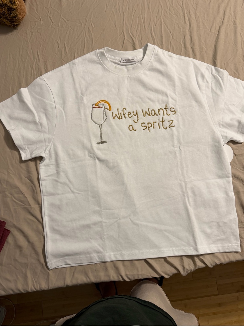 Six Stories Wifey wants a spritz shirt